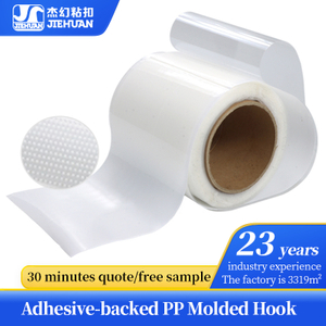 Adhesive-backed PP Molded Hook